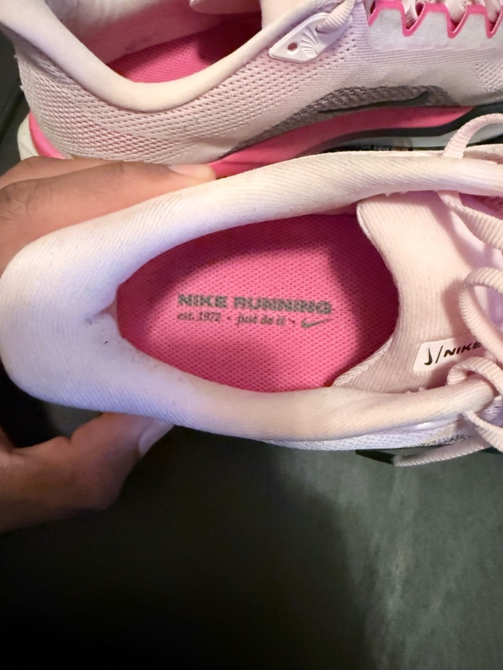 Nike Men's  Pegasus 41 Light Pink and Black Running Sneakers - Picture 6 of 8